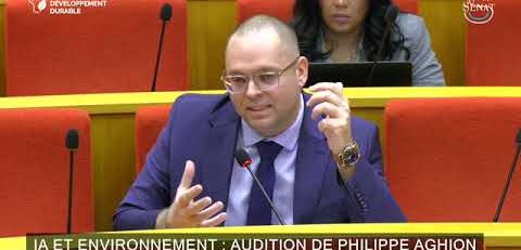 IA et environnement: Alexandre Basquin interpelle Philippe Aghion en commission